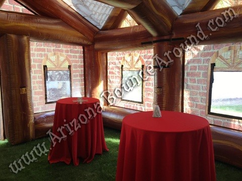 Inflatable Log Cabin Rentals in Phoenix Arizona